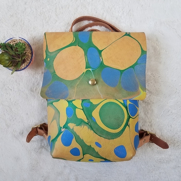 Glad & Young Leather Backpack main image 6